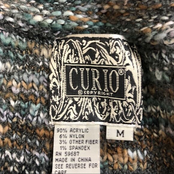 Anthro Curio Brand Open Front Sweater Medium - Picture 9 of 9